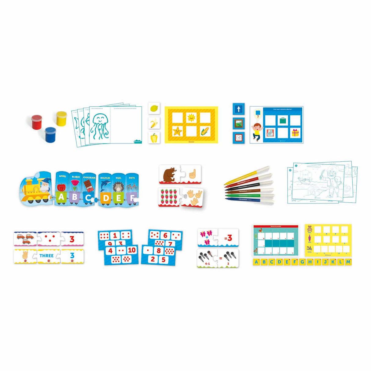 Clementoni game kindergarten educational Dutch
