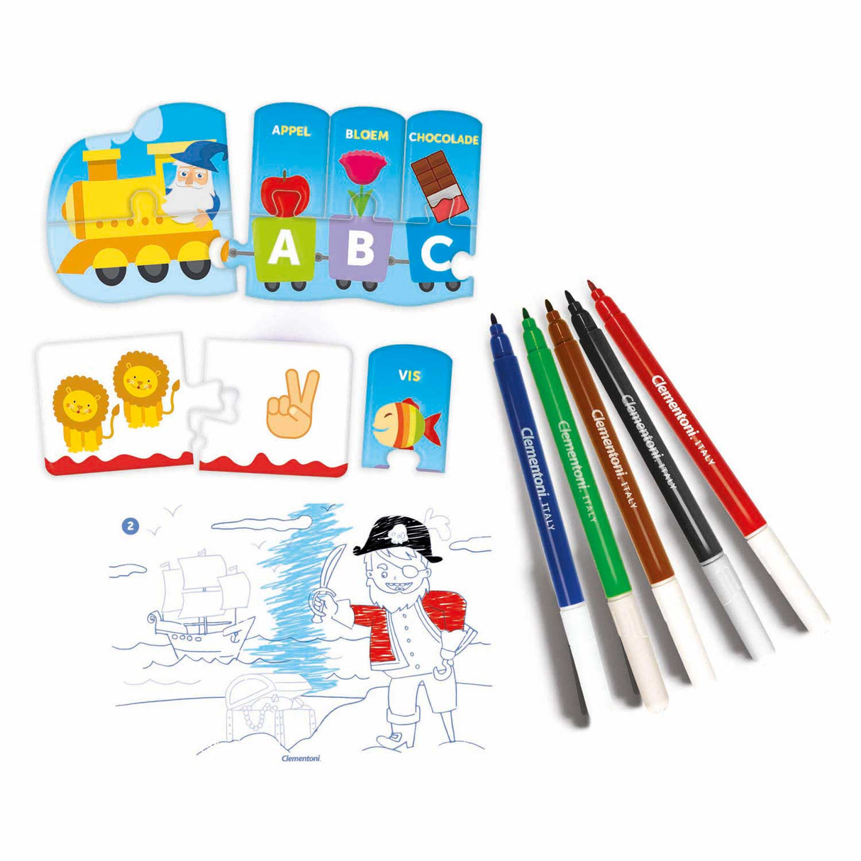 Clementoni game kindergarten educational Dutch