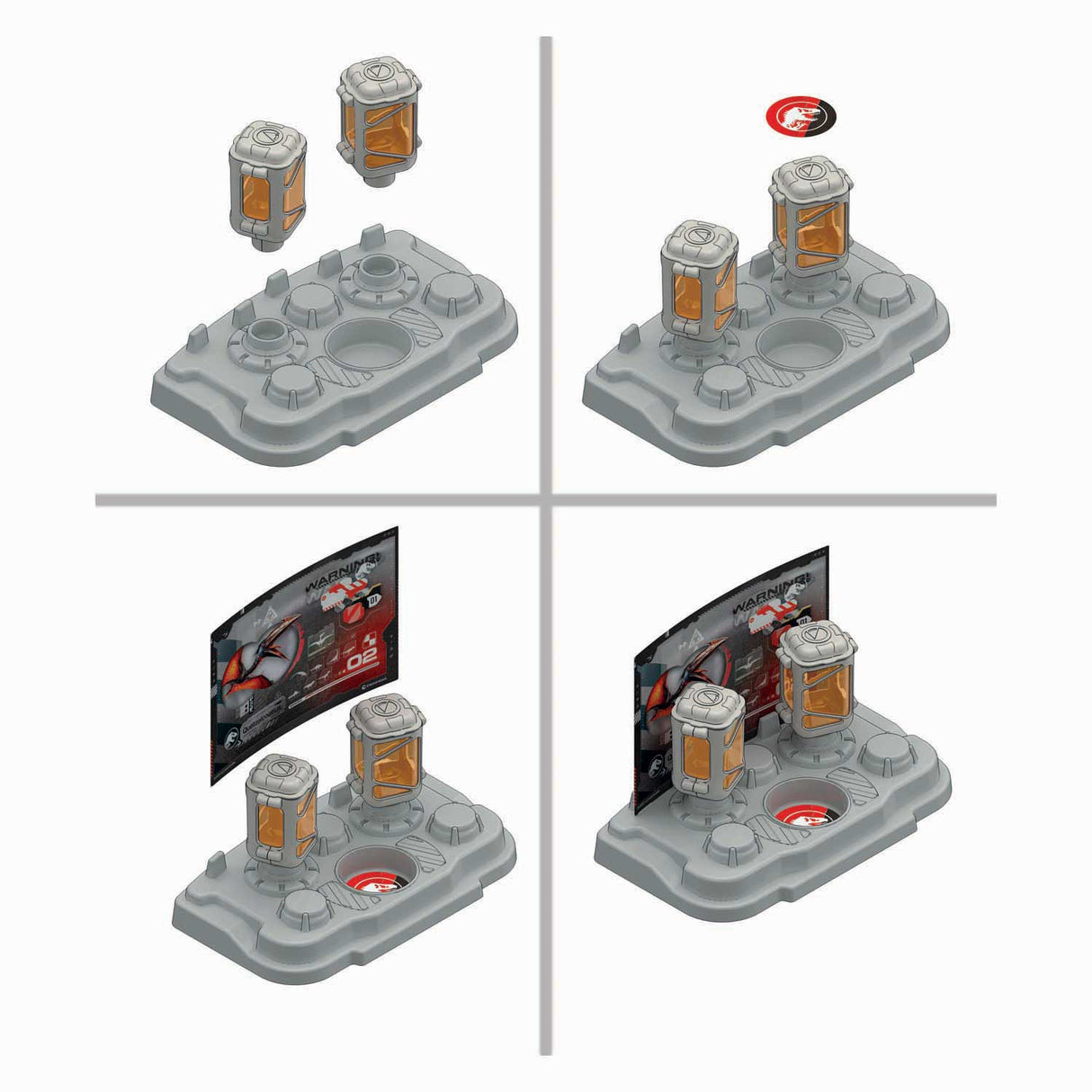 Clementoni Jurassic Worldin salainen laboratorio, jossa valmistetaan limaa
