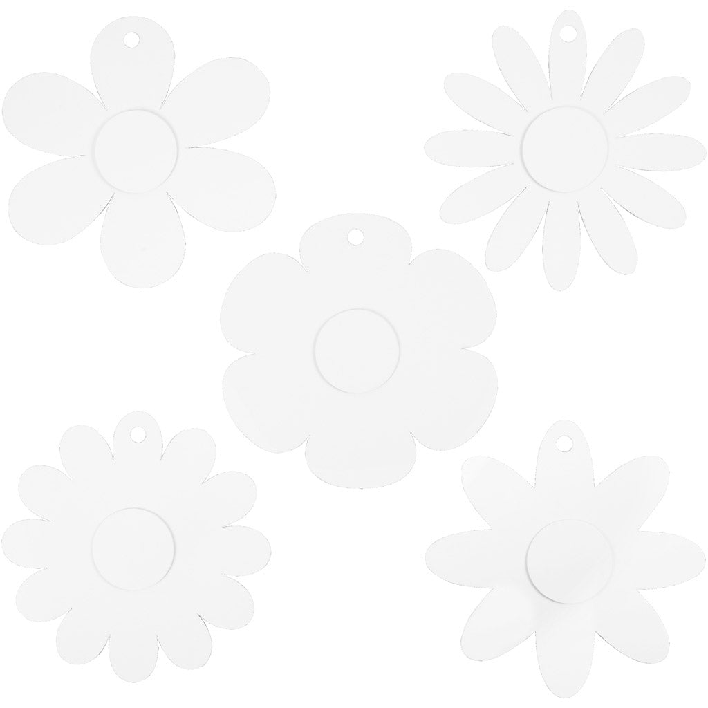 Creativ company flowers, d 20 cm, 400 gr, white, 5x3 pieces 1 box