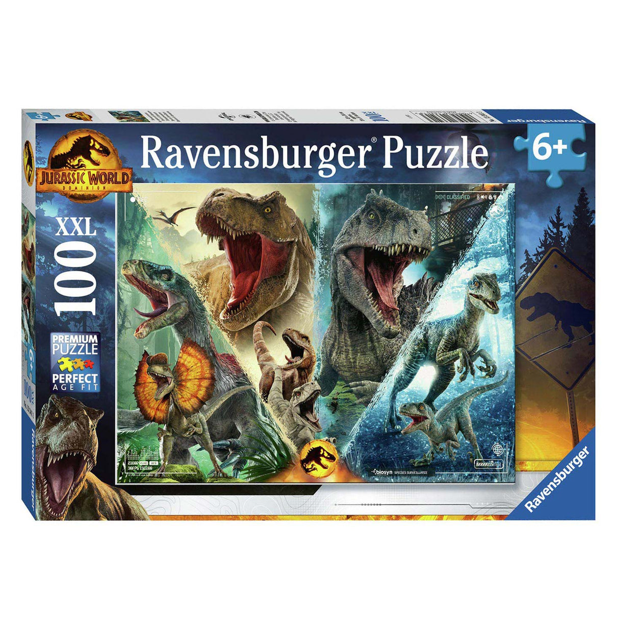 Ravensburger - Jurassic World Dominion Jigsaw Puzzle XXL 100db.