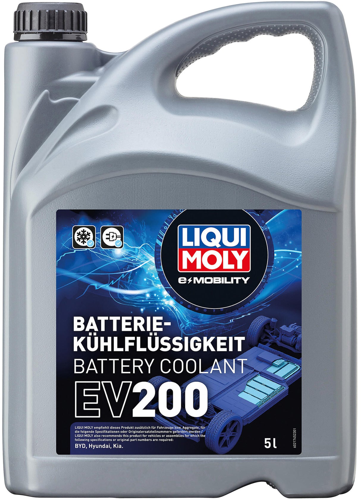 Liqui moly radiatorbeschermingsmiddel battery coolant ev 200 . battery cooler ev200 5l