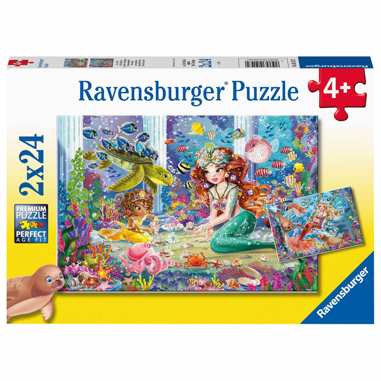 Ravensburger bezaubernde Meerjungfrau 2x24 Teile