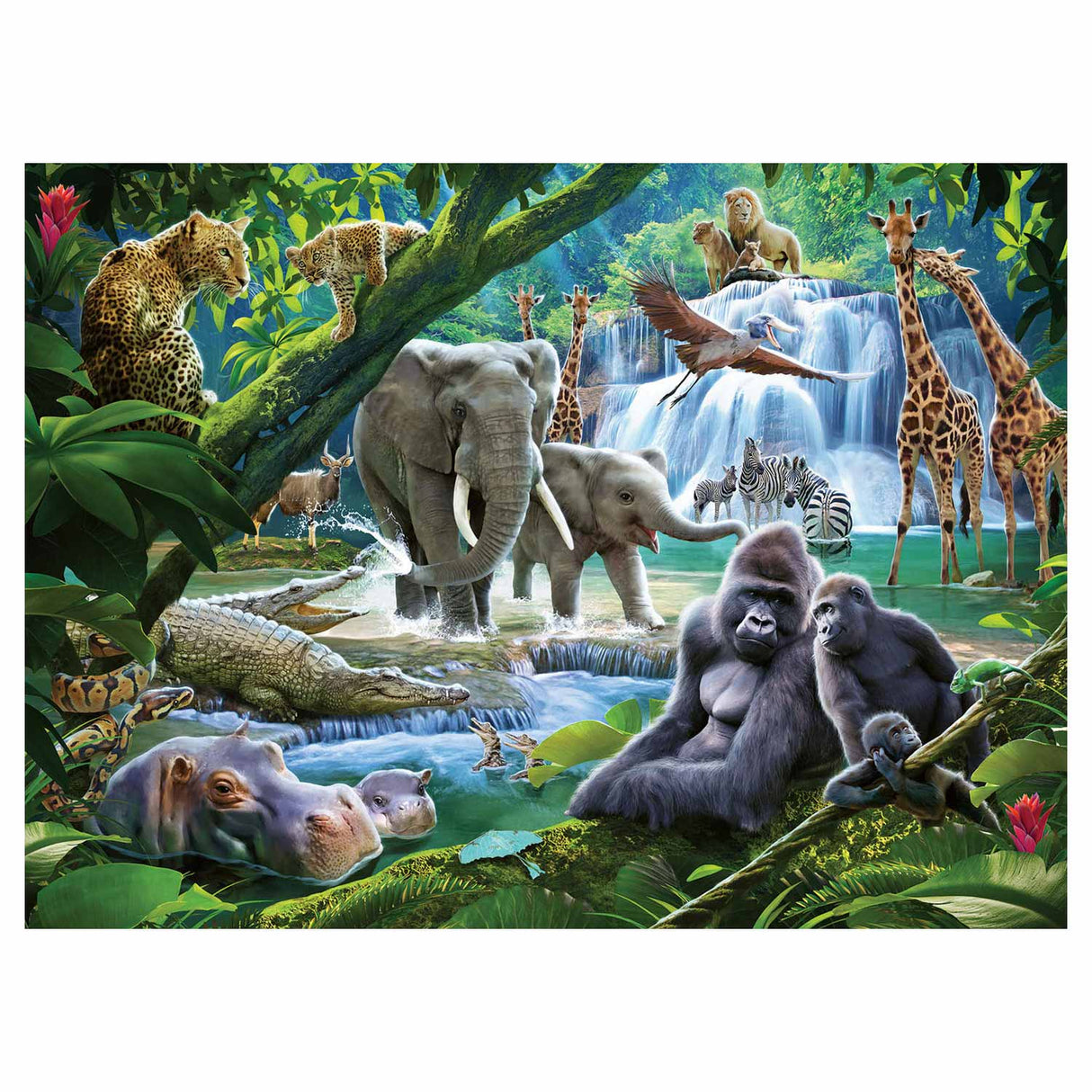 Ravensburger - Jungle Animals 100vnt. XXL