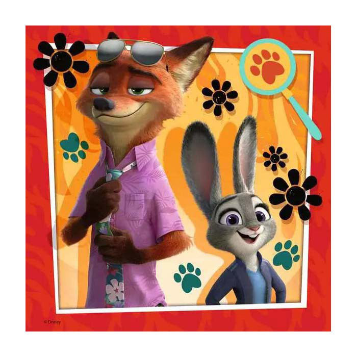 Ravensburger puslespill zootopia 2 3x49stk