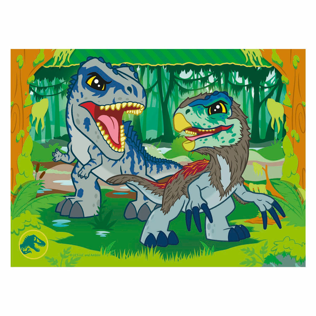 Ravensburger legpuzzel jurassic world explorers - 4 puzzels