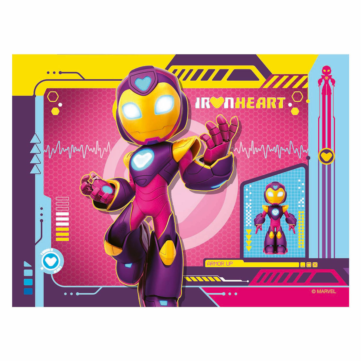 Skládačka Ravensburger iron man a jeho fantastickí přátelé - 4 hádanky