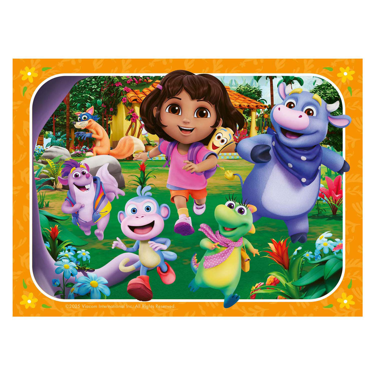 Ravensburger Puzzel Dora den Explorer maach mat der Aventure! - 4 Puzzel