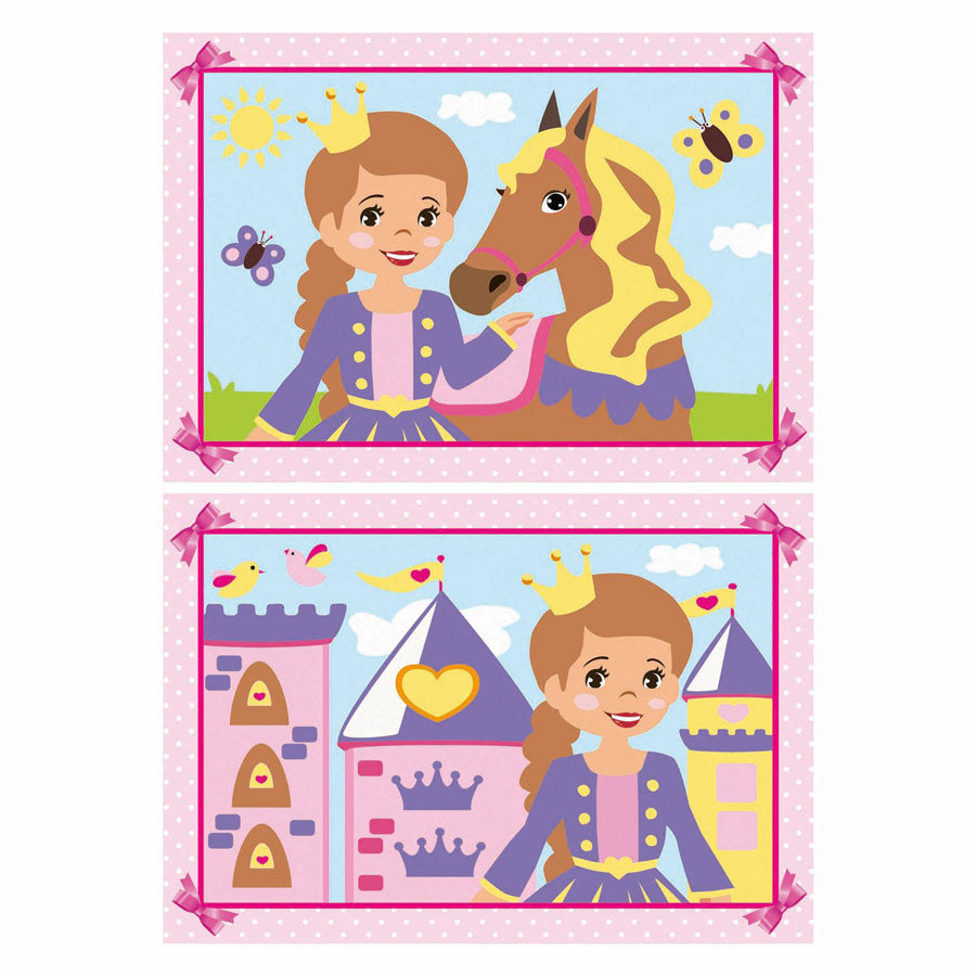 Ravensburger creart maali numeroittain - pikku prinsessat