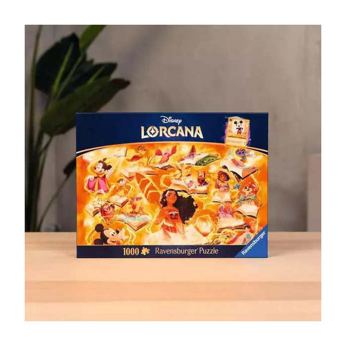 Ravensburger legpuzzel disney lorcana glimmers of the realm: amber - 1000st.
