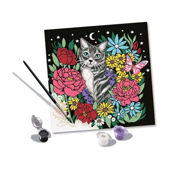 Ravensburger creart pixie cold schilderen op nummer - kat