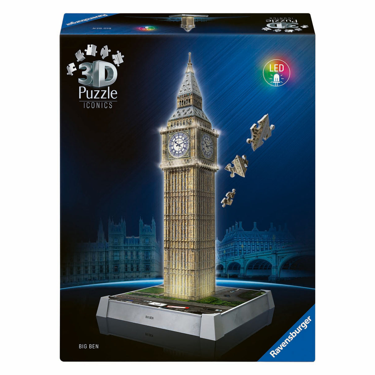 Ravensburger Iconic 3D Puzzle Big Ben with Light