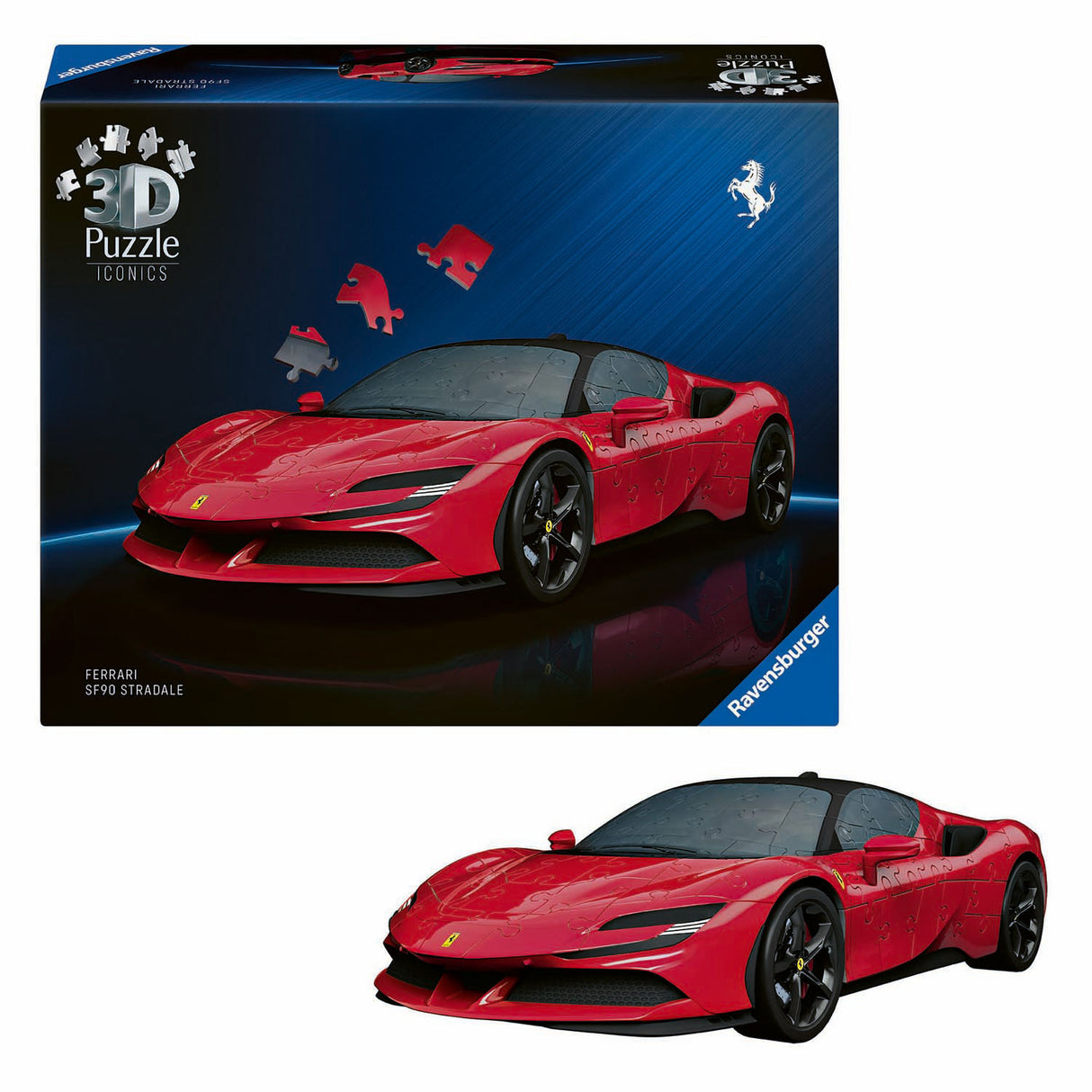 Ravensburger 3D pusselikoner Ferrari SF90 Stradale - 163 st.