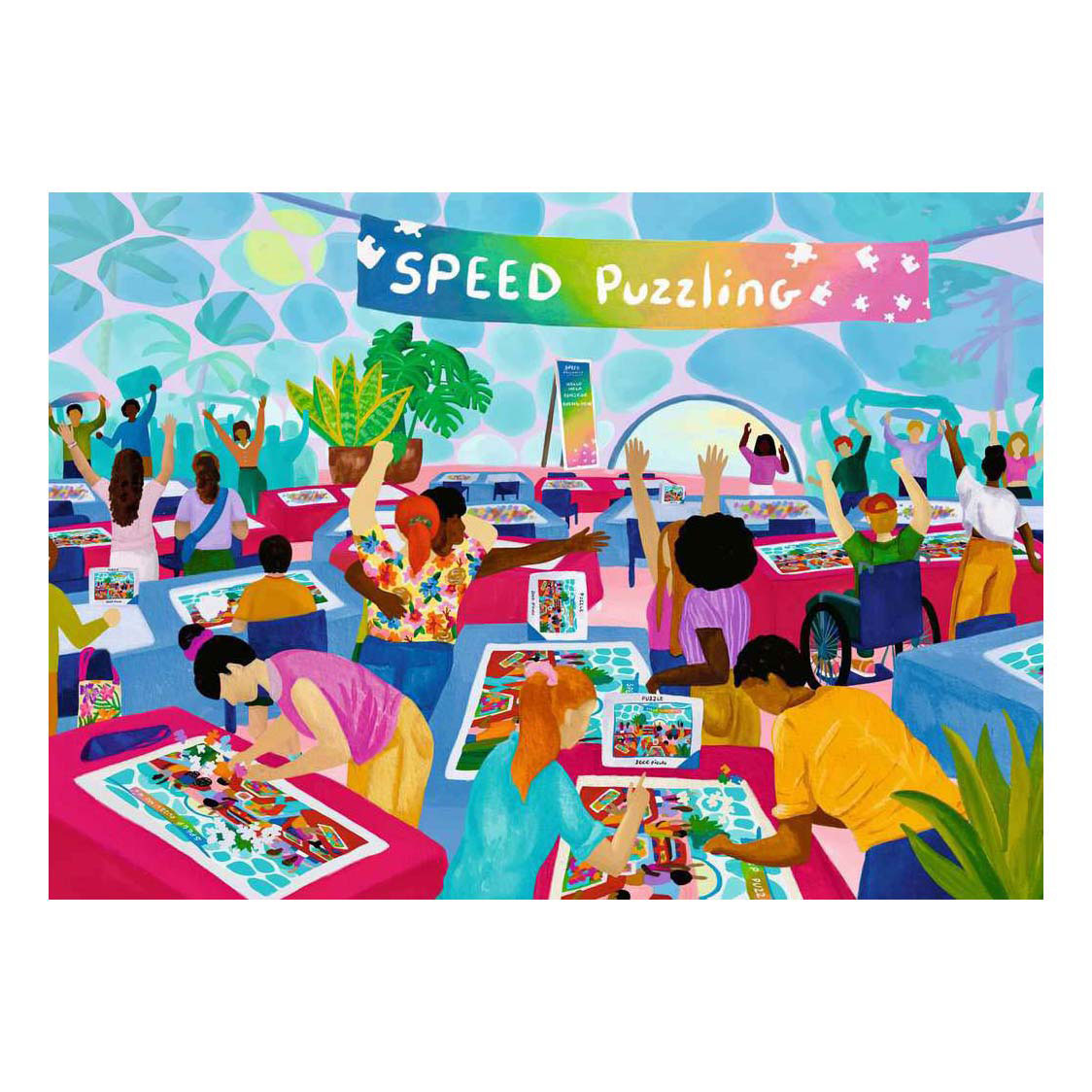 Ravensburger Jigsaw Puzzle Speed Puzzling - 1000 pcs.