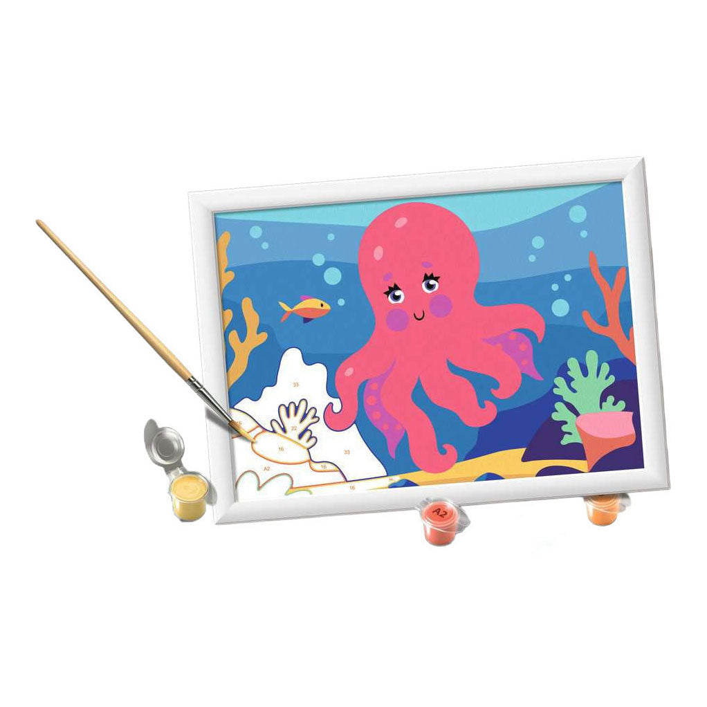 Ravensburger CreArt Paint by Number - Octopus (Neon)
