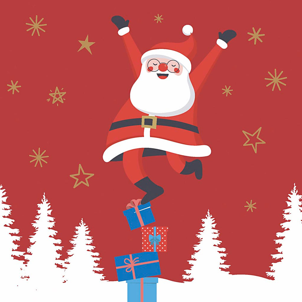 Creativ company servetten, kerstbezoeker, afm 33x33 cm, 20 stuk 1 doos