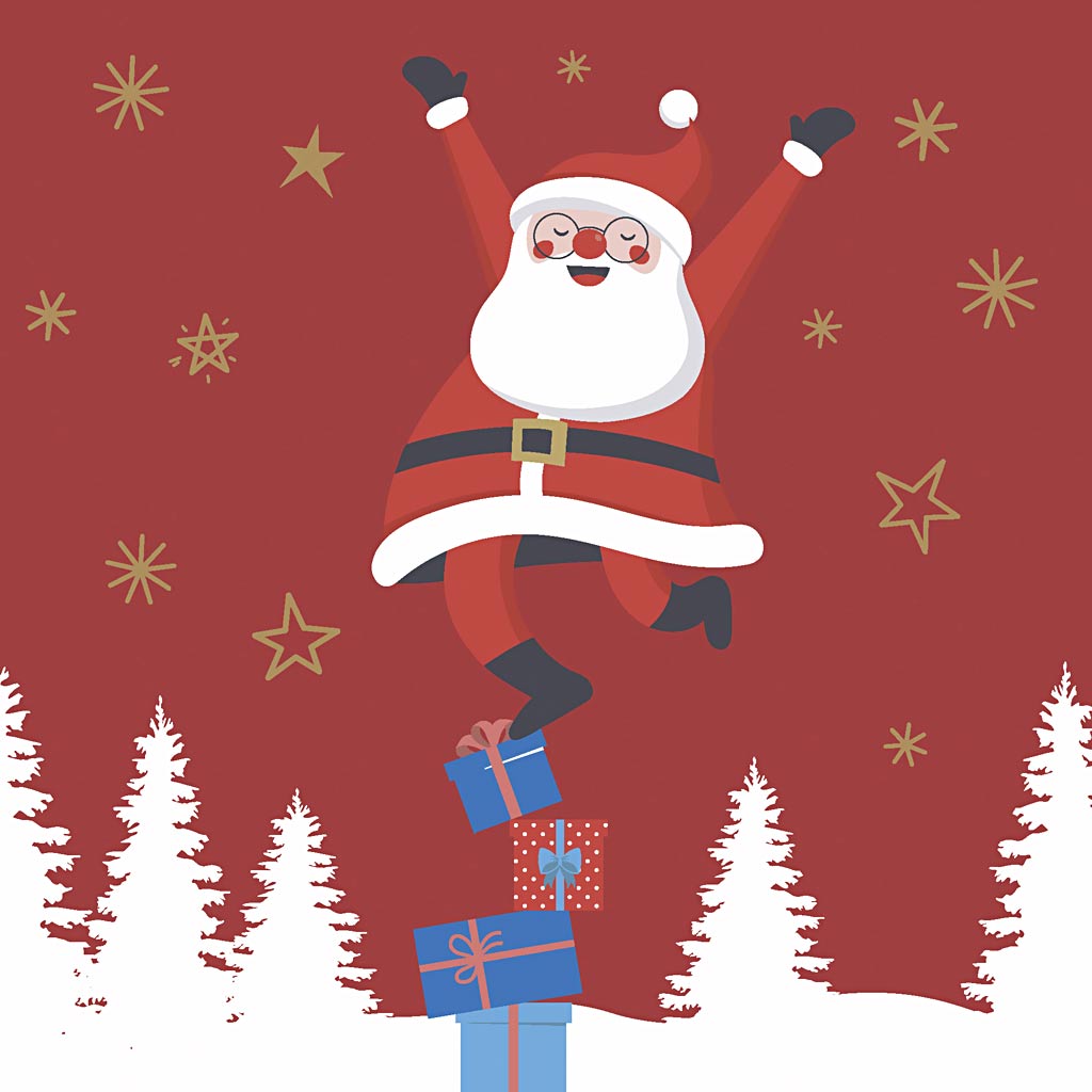 Creativ company servetten, kerstbezoeker, afm 33x33 cm, 20 stuk 1 doos