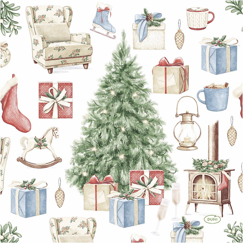 Creativ company napkins, size 33x33 cm, 20 pieces in a box