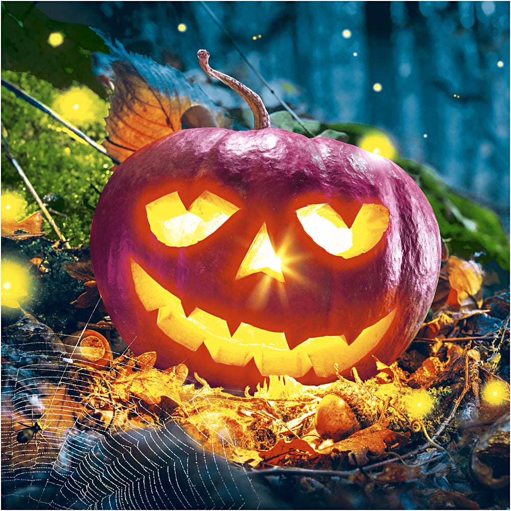 Creativ company napkins, pumpkin, size 33x33 cm, 20 pieces in a box