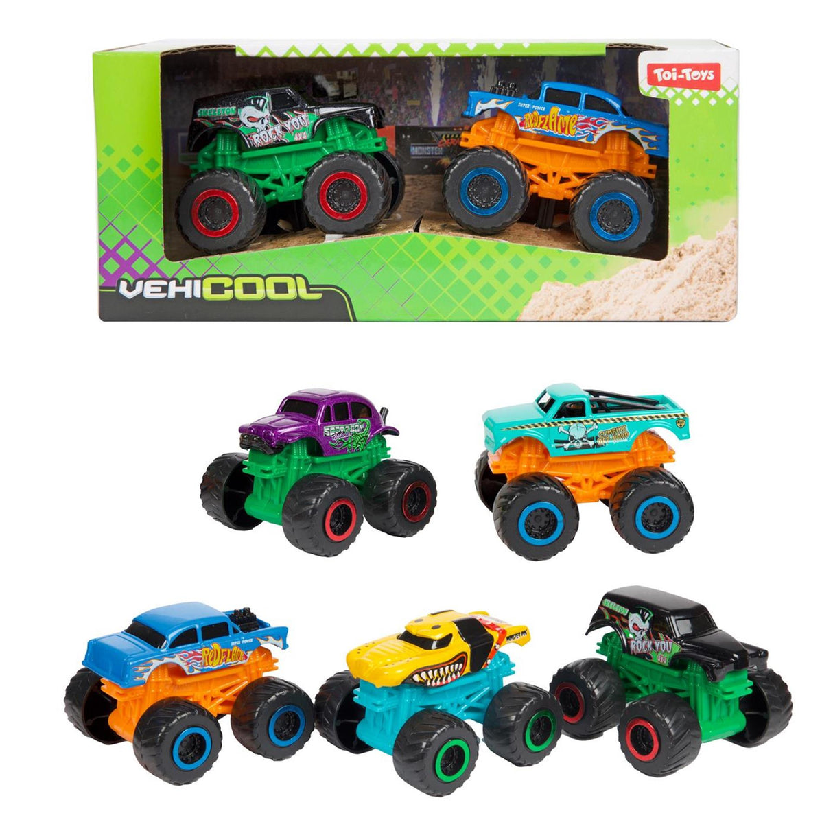 Toi-toys vehicool monster truckset big foot