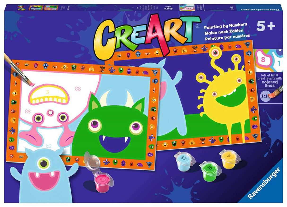Ravensburger Creart Painting bei Number - Funny Monsters
