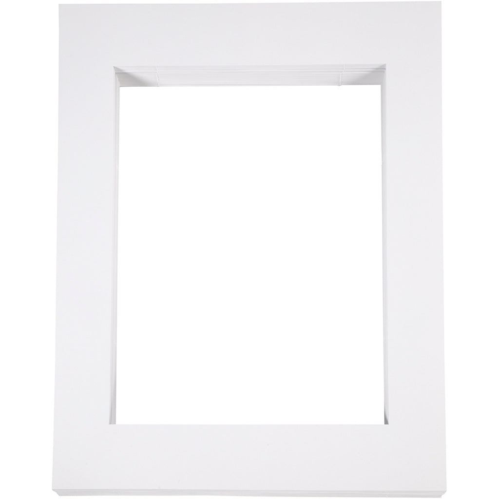 Creativ company passepartout frames, A3, size 40x50 cm, 500 gr, white, 100 pieces 1 box