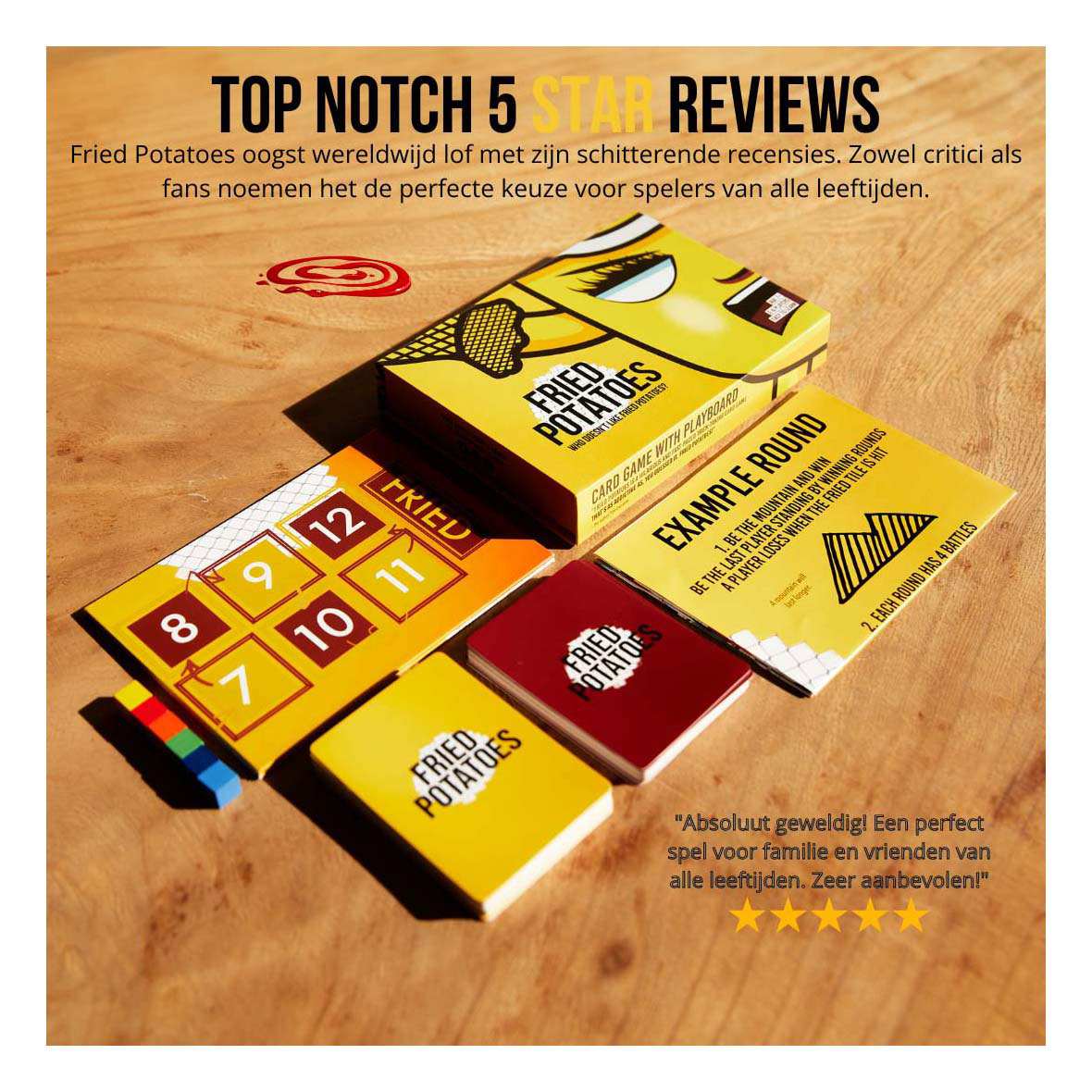 Juego de cartas patatas fritas edición original (nl)