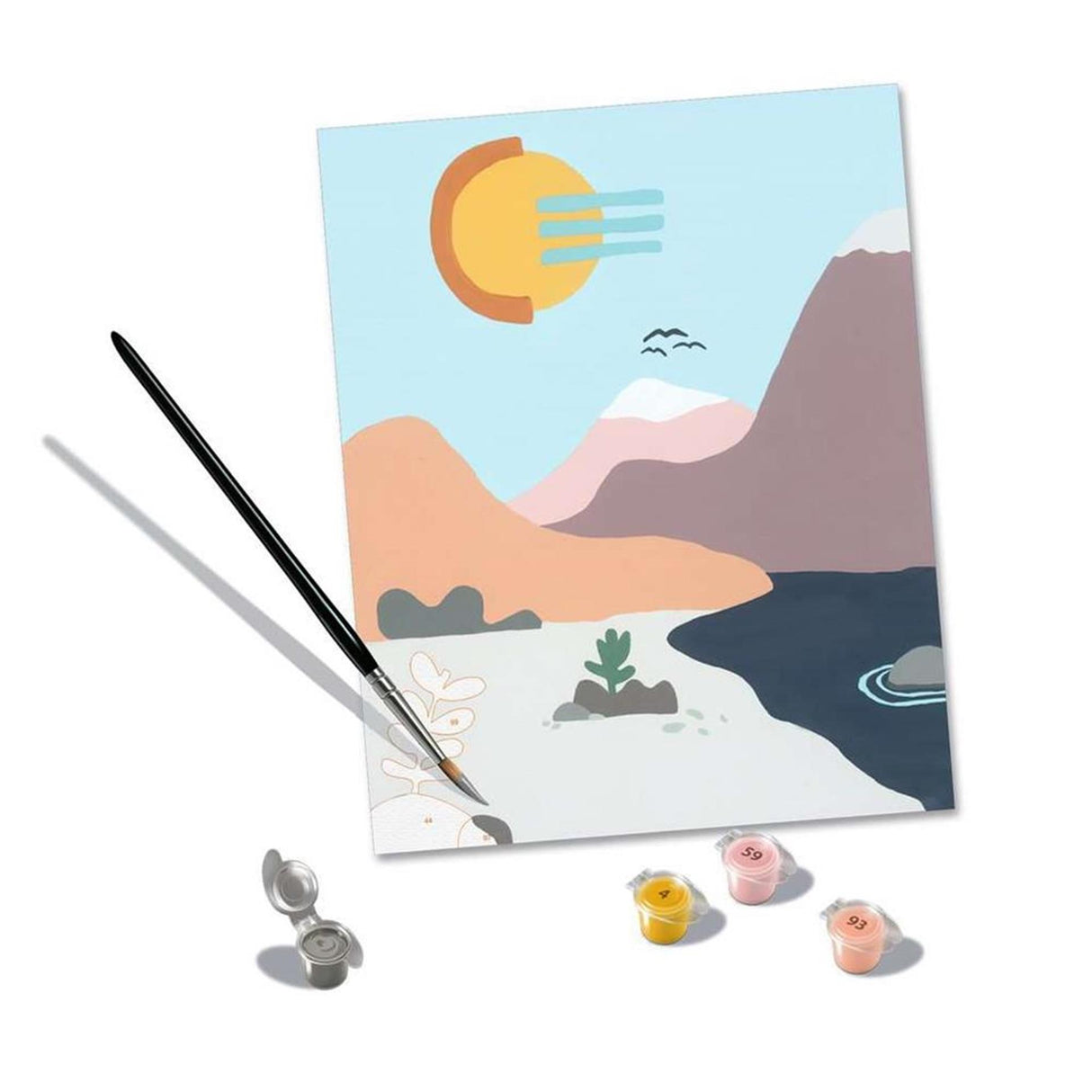 Ravensburger creart festék szám szerint - a folyó mellett