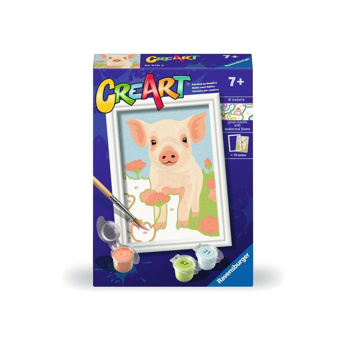 Ravensburger creart paint by number - pig