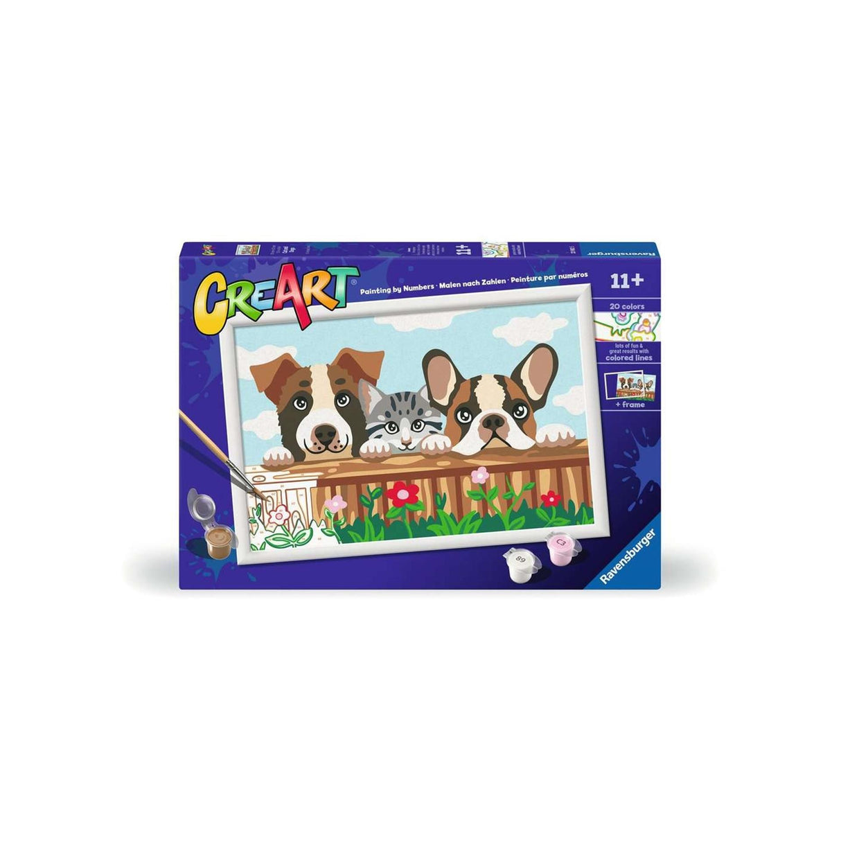 Ravensburger creart paint by number - cat and dogs