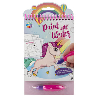 Painting with water unicorn