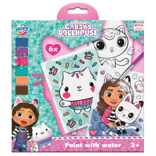 Pintura creativa del grupo artesanal con Poppenhuis de Water Gabby, 7dlg.