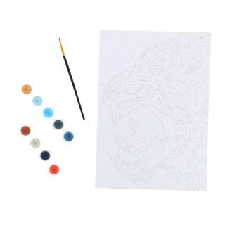 Pintura de bellas artes de Nassau por número de tigre