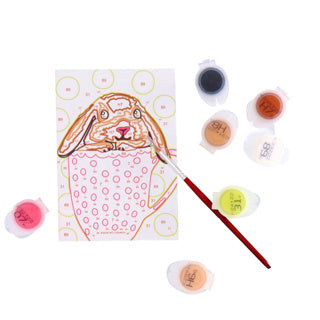 Ravensburger creart maali numeron mukaan pupu kupissa | 3 kpl