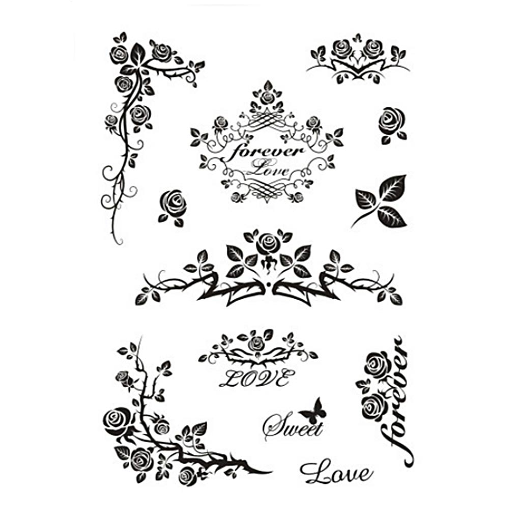 Creativ company silicone stamps, forever, sheet 11x15.5 cm, 1 sheet
