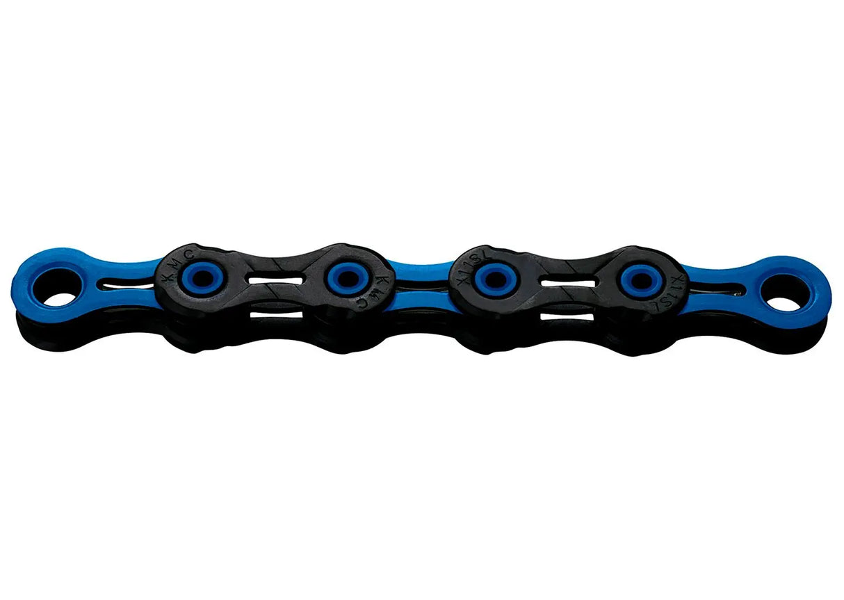 KMC Bicycle Chain DLC 11 - 118 odkazy - modrá čierna - extrémne odolný - 243G