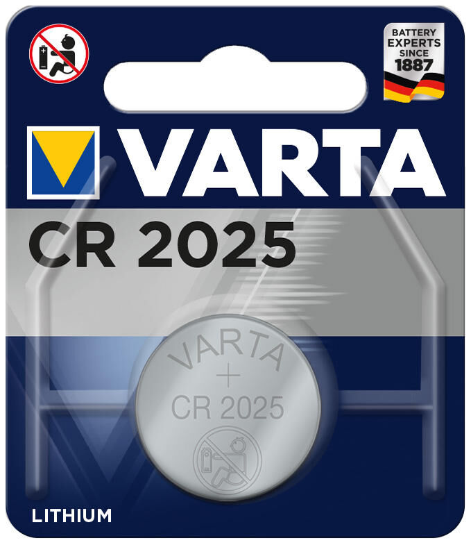 Varta Button Cell Battery CR2025 Lithium 3V