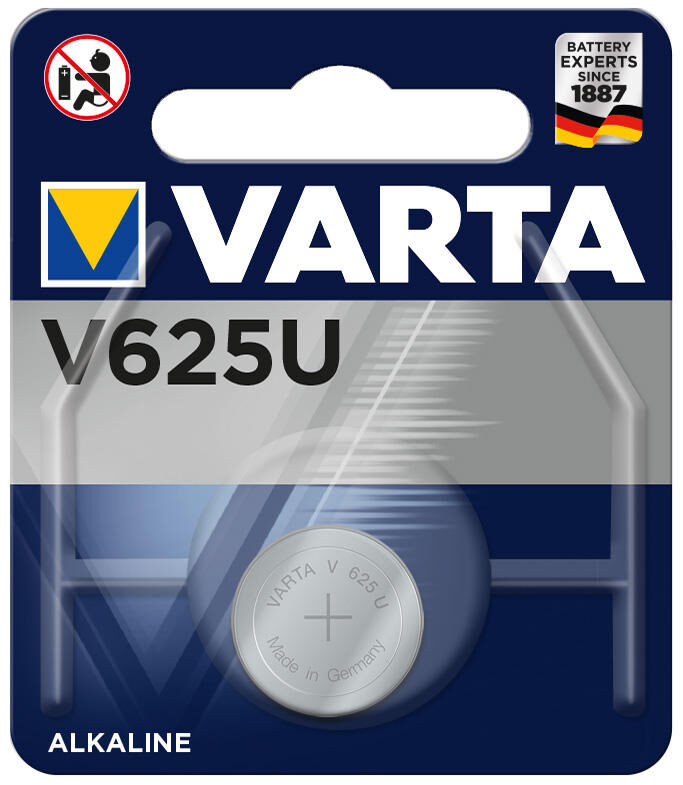 Varta paristonappikenno v625u alkali 1,5v 1 läpipainopakkaus