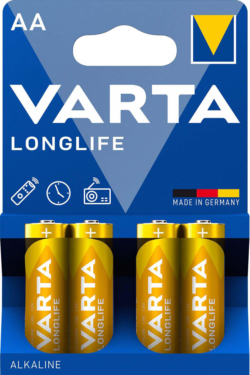 Varta battery longlife longlife mignon 4-blister AA
