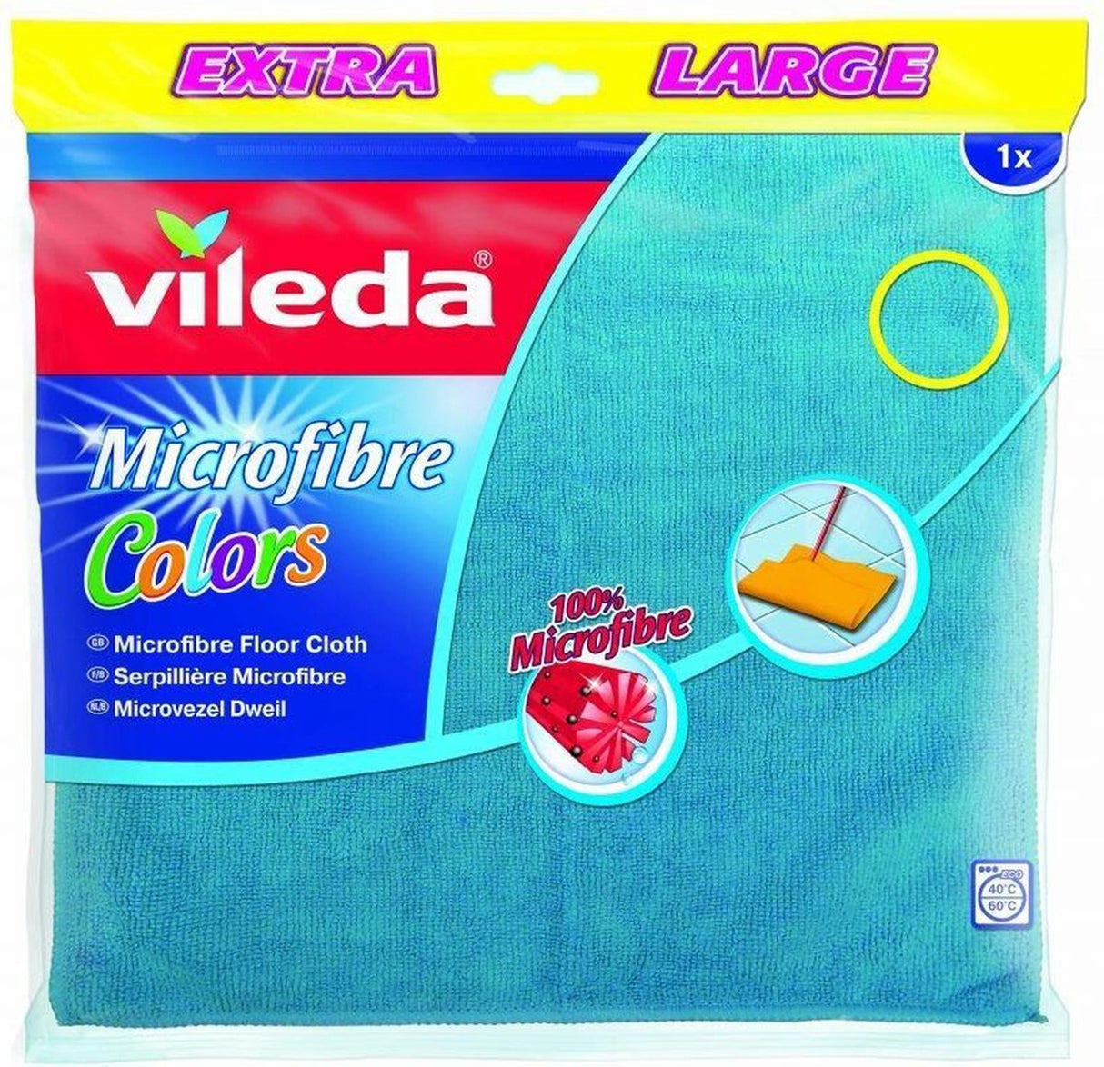 Vileda farger mikrofibermopp 48x60cm