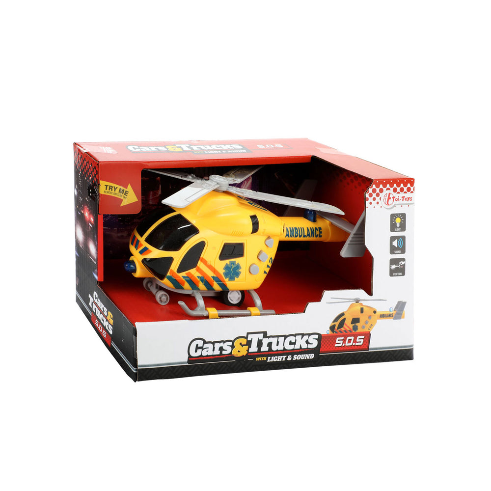 Toi-Toys Trauma Helicopter con luz y sonido