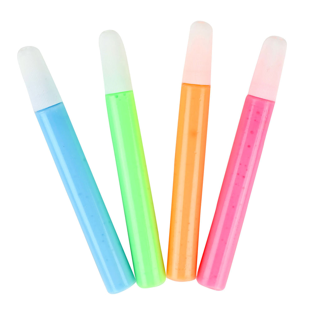 Squeeze Textil Marker Glow in the Dark, 4 db.