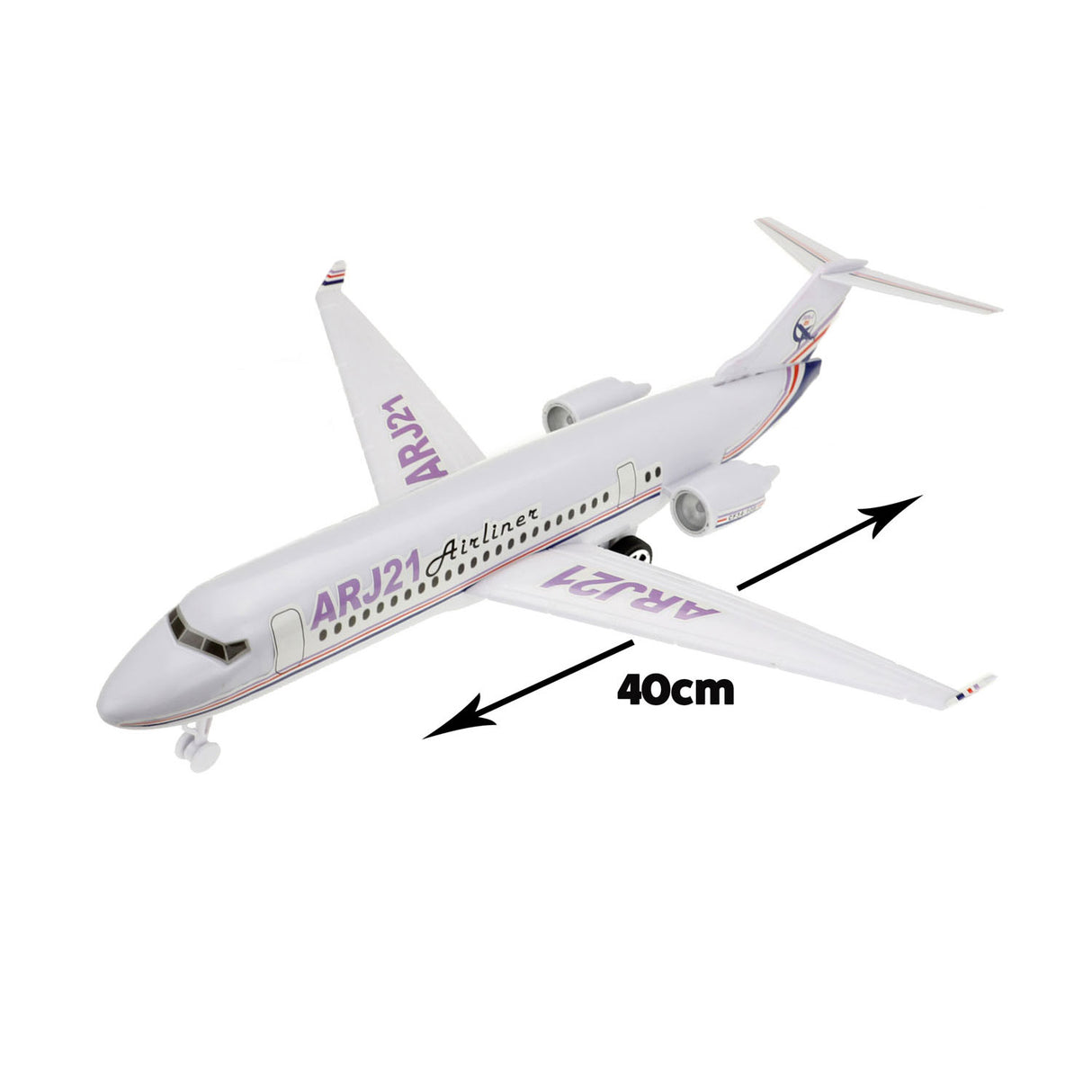Toi-toys passenger plane friction