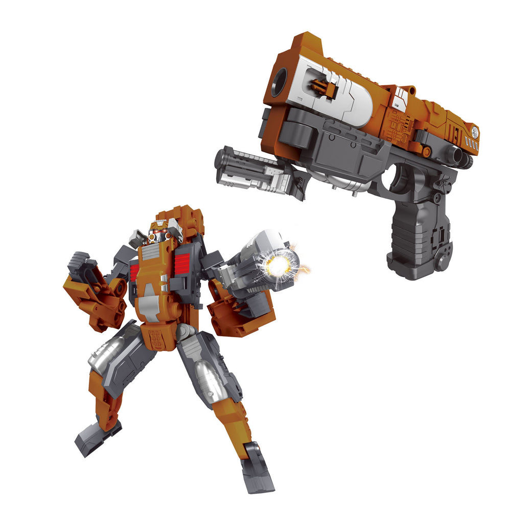 Roboforces ag athrú gunna robot le saigheada cúr