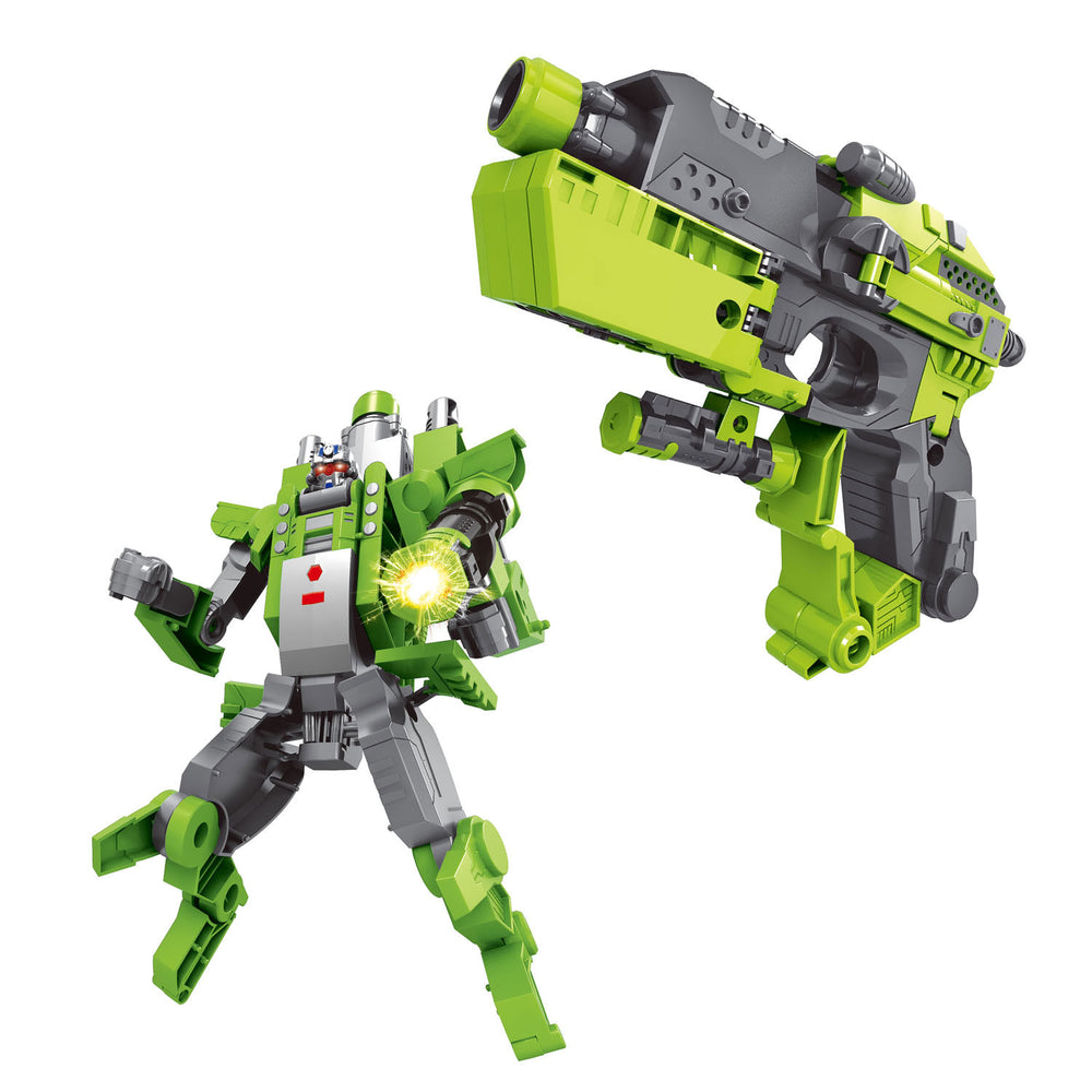 Roboforces ag athrú gunna robot le saigheada cúr