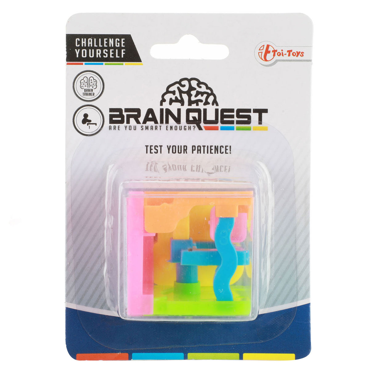 Toi-Toys Geduldsspiel Fidget Cube Labyrinth 3D