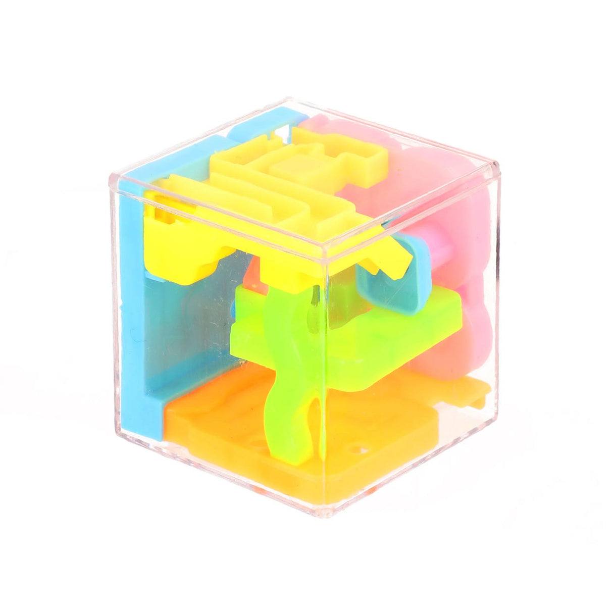 Toi-Toys Geduldspiel Zappel Kubus Doolhof 3D