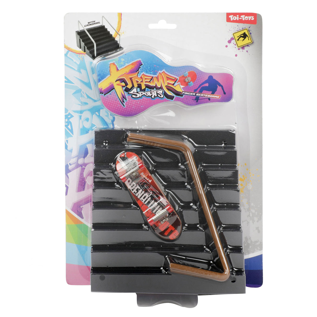 Toi-toys Fanger Skateboard mat Trapen, 4DLG.
