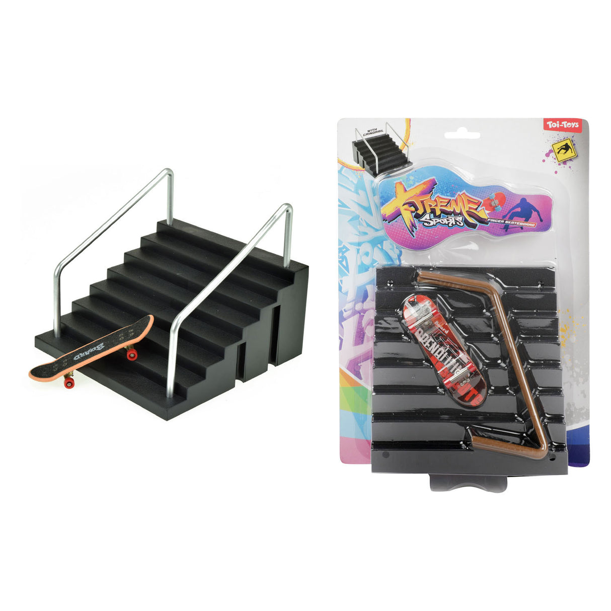 Toi-toys Fanger Skateboard mat Trapen, 4DLG.