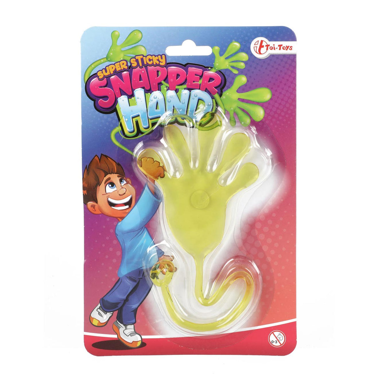 Toi-toys colored sticky hand